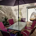 Duplex Chic Climatise Avec Terrasse Proche Comedie شقة