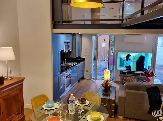 Apartamento Duplex Chic Climatisé Avec Terrasse Proche Comédie *
